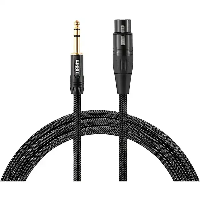 Warm Audio Premier Series XLR Male to TRS Male Cable 6 ft. Black Guitar Center