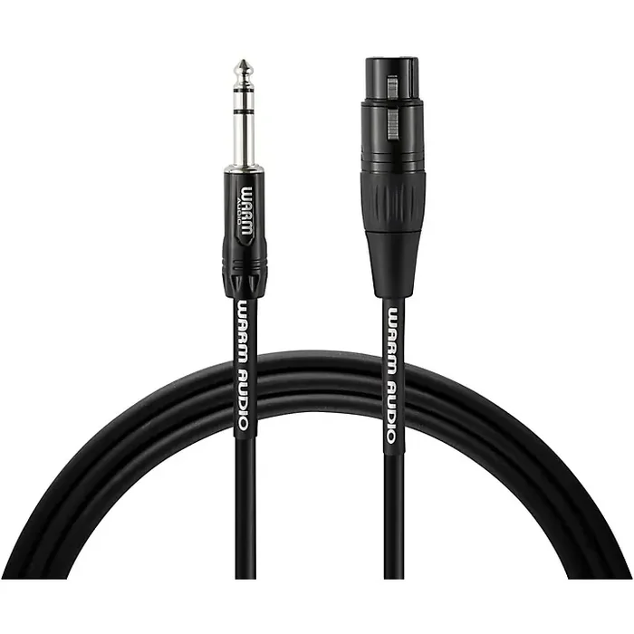 Warm Audio Pro Series XLR Male to TRS Male Cable 3 ft. Black Guitar Center