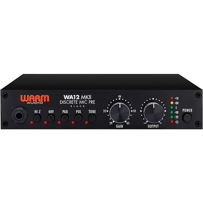Warm Audio WA12 MKII Mic Pre Black Guitar Center