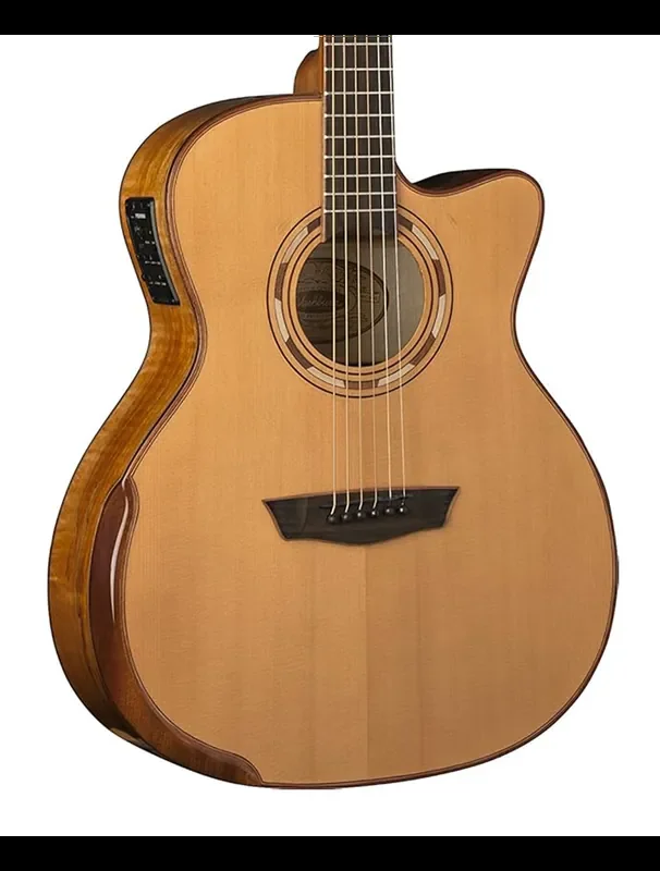 Washburn WCG66SCE-O Comfort Deluxe 66 Series Cutaway A/E Guitar