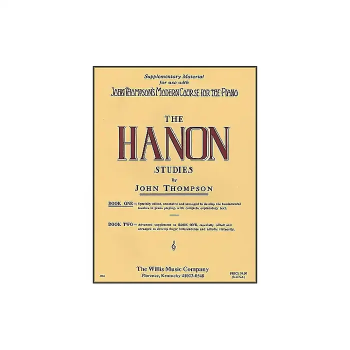 Willis Music John Thompson‘s Modern Course for The Piano Hanon Studies Book One Guitar Center