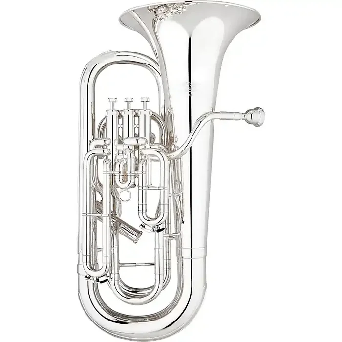 Willson WEUQ90 Q-Series Professional Large Shank Compensating Euphonium Silver Plate Guitar Center