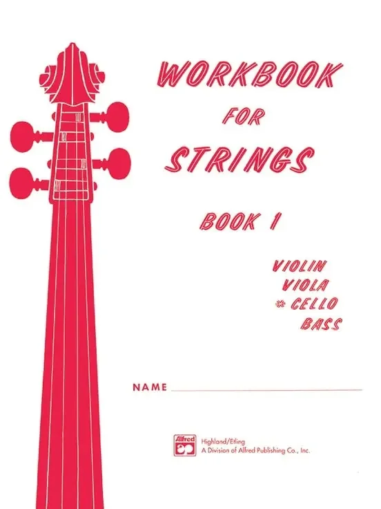 Workbook for Strings Bk 1 – Cello