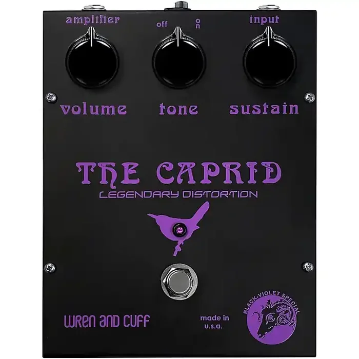 Wren And Cuff Caprid Special Distortion Effects Pedal Black and Violet Guitar Center