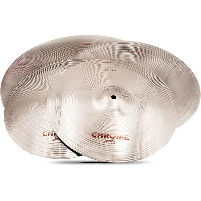 Wuhan 457 4-Piece Chrome Cymbal Pack Guitar Center