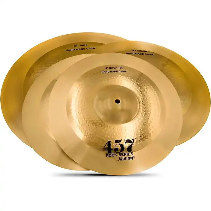 Wuhan 457 4-Piece Rock Cymbal Pack Guitar Center