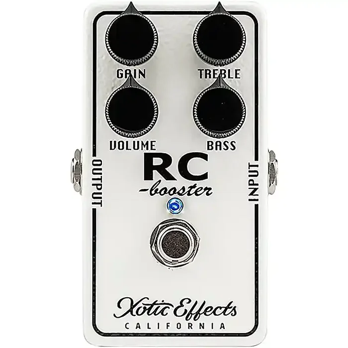 Xotic RC Booster Classic Effects Pedal White Guitar Center