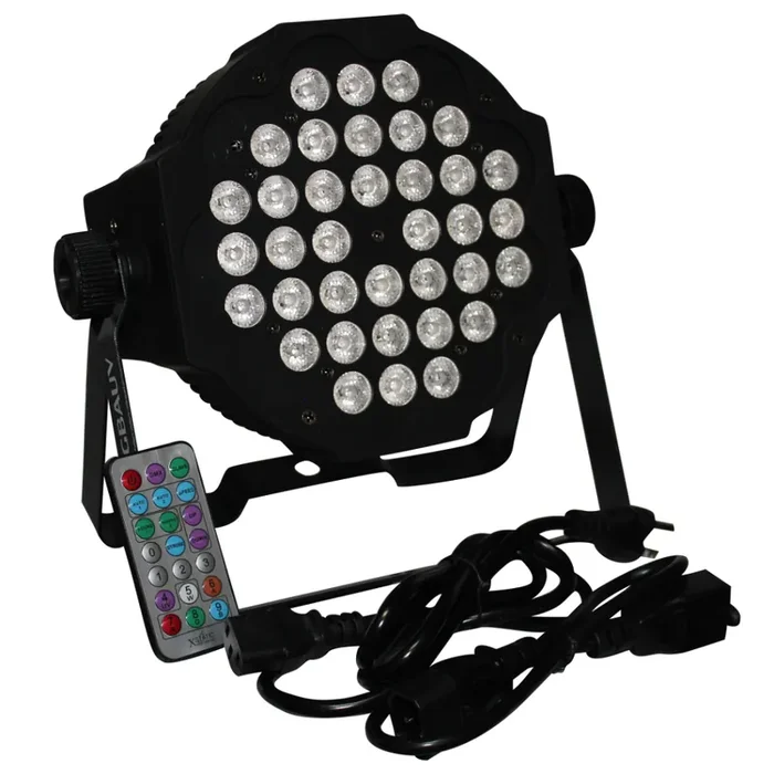 Xstatic Fusion RGBWA Par 36x 1W LED Slim Par – Black