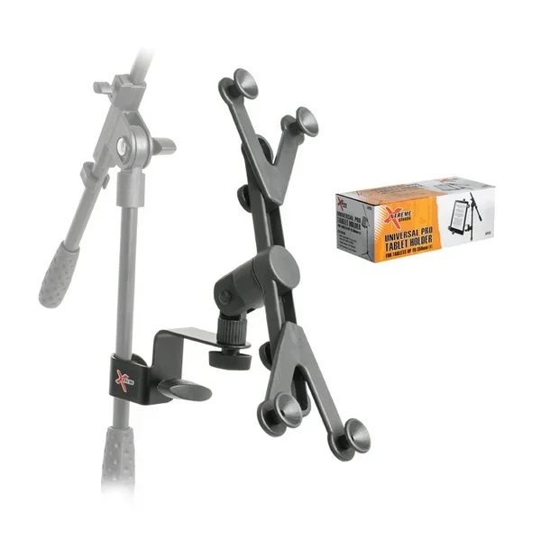 Xtreme AP25 Universal Pro Multi Adjustable Tablet iPad Holder For Microphone Stands