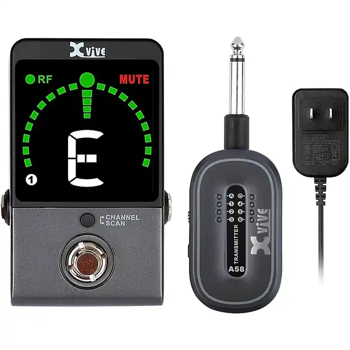 Xvive 5.8GHz Wireless guitar pedal system Black Guitar Center