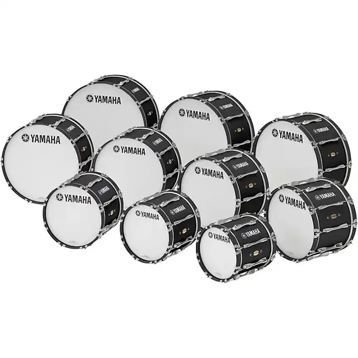 Yamaha 24″ x 14″ 8300 Series Field-Corps Marching Bass Drum Black Forest Guitar Center