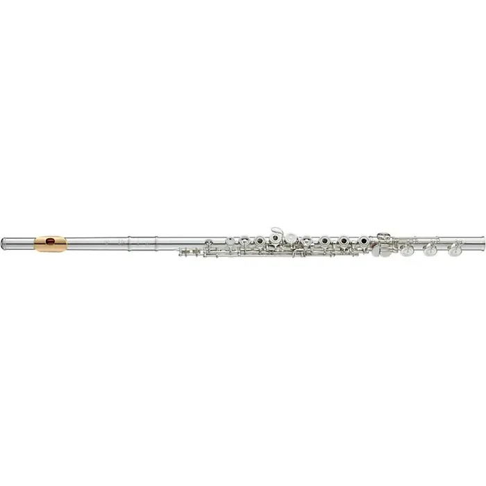 Yamaha Professional 577H Series Flute Offset G C trill key, split E, gizmo key, gold-plated lip-plate Guitar Center