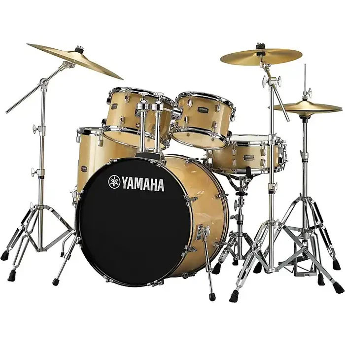 Yamaha Rydeen 5-Piece Shell Pack With 22″ Bass Drum Champagne Glitter Guitar Center