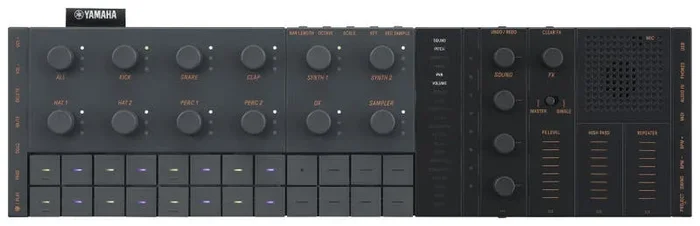 Yamaha SEQTRAK Portable Synth / Music Production Studio – Black