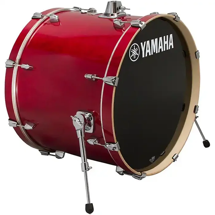 Yamaha Stage Custom Birch Bass Drum 24 x 15 in. Cranberry Red Guitar Center