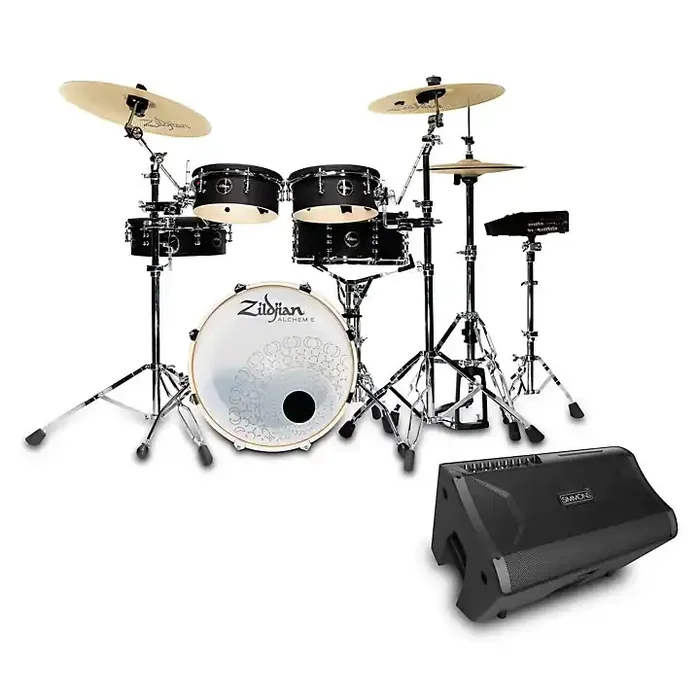 Zildjian ALCHEM-E Bronze EX Electronic Drum Kit With Simmons DA2112 Amp Guitar Center
