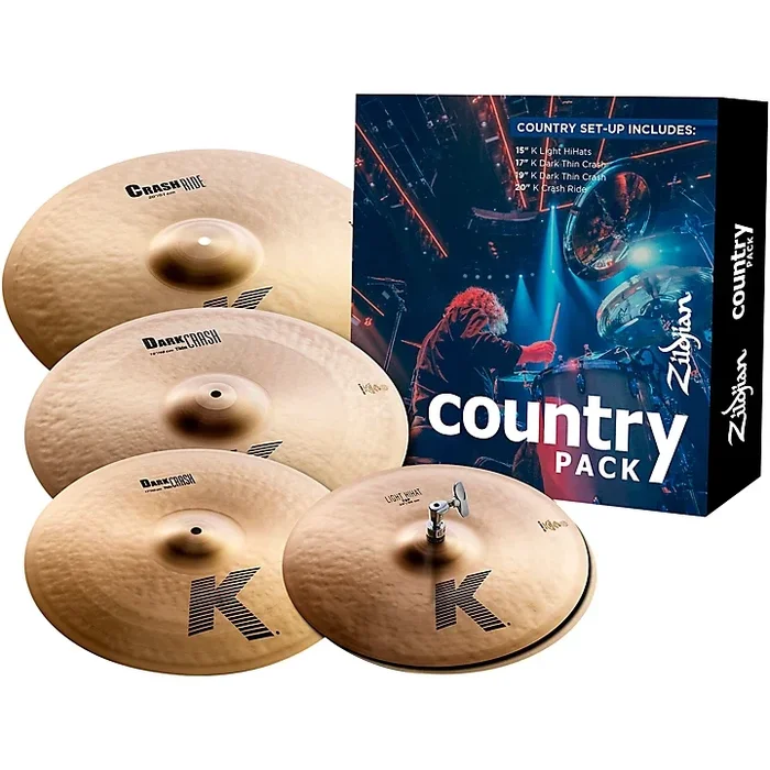 Zildjian K Series Country Cymbal Pack With Free 17″ Crash