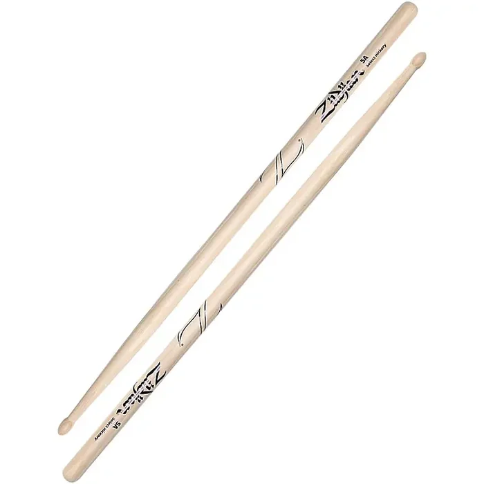 Zildjian Natural Hickory Drum Sticks 5A Wood Guitar Center